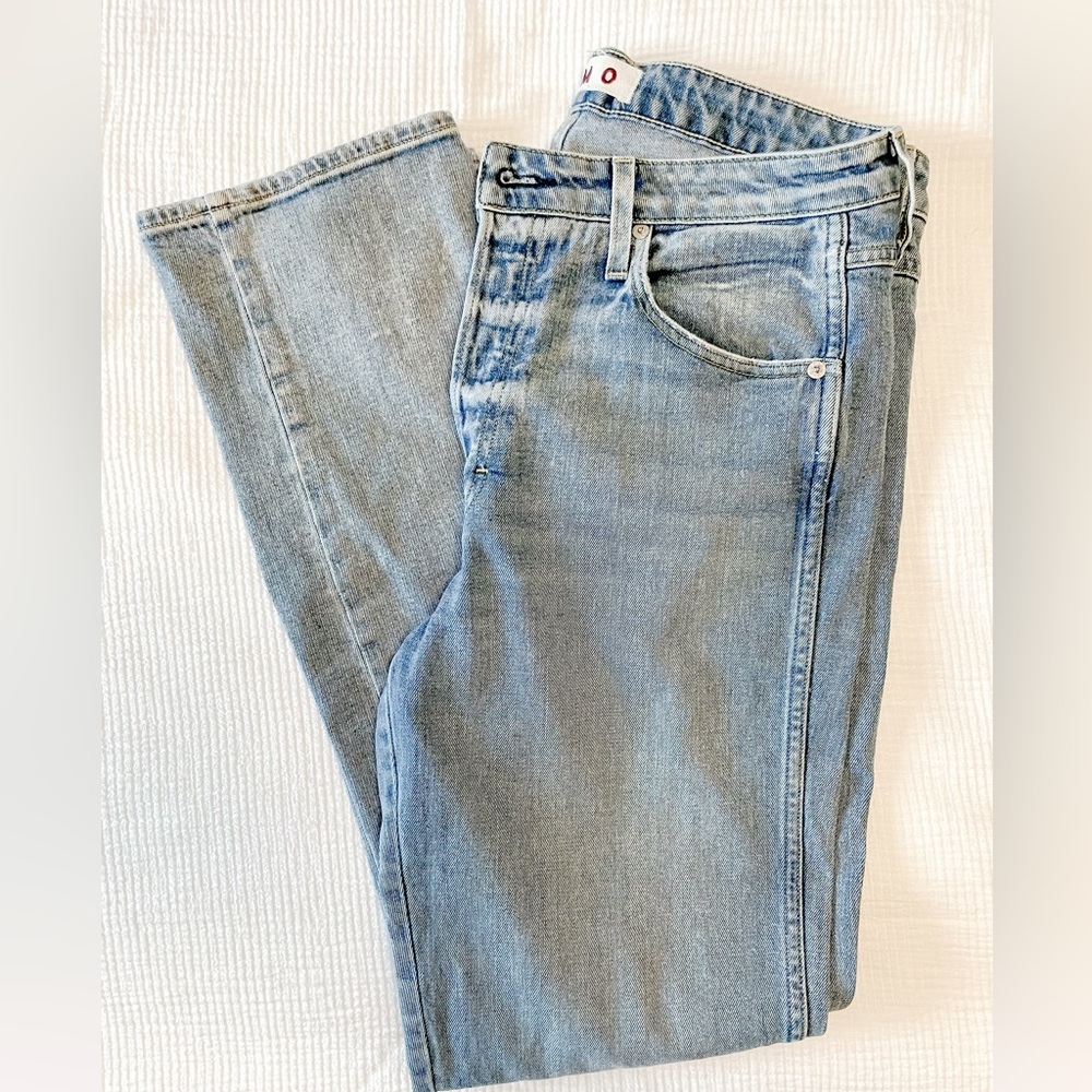 AMO MIA Yesterday High Rise Straight Leg, Button Fly, Size 31